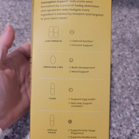 Yellow Conception Support Pack - Picture 4 of 6